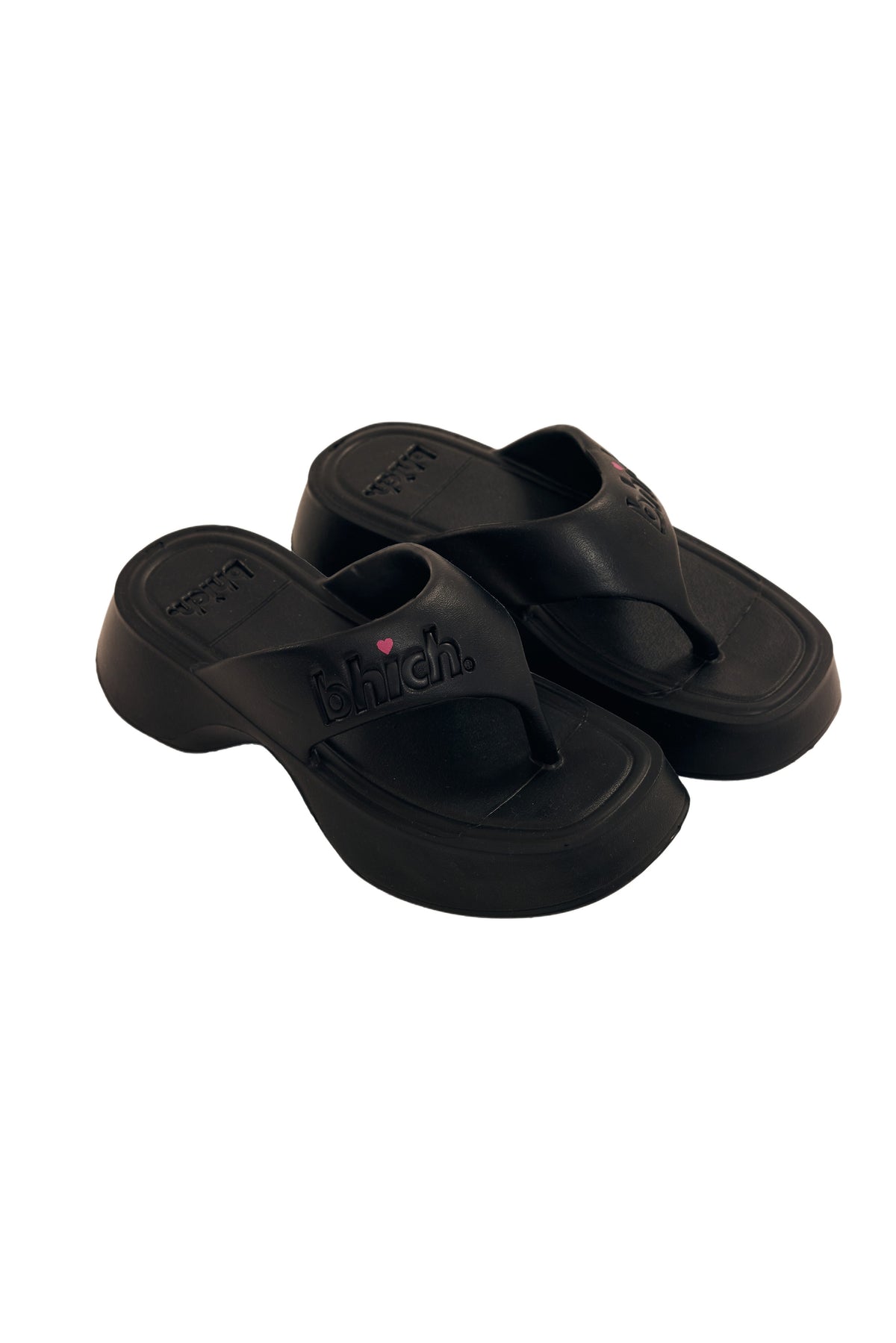 Sky Platform Sandals - Embossed